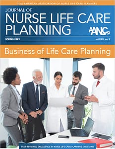 Journal of Nurse Life Care Planning Spring 2023