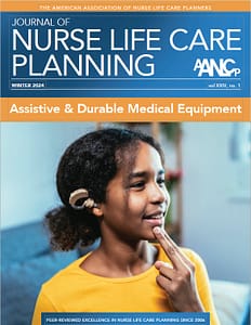 AANLCP Journal of Nurse Life Care Planning Winter 2024 Cover
